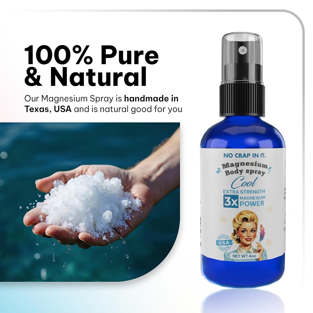 No Crap In It Magnesium Spray, Triple Action!- Your Way to Wellness