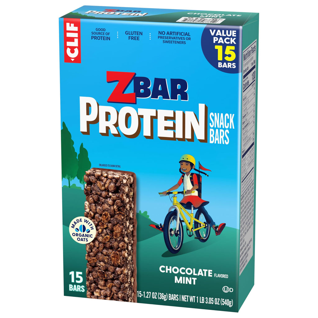 Clif Kid ZBar Protein Chocolate Mint Snack Bars - 15 Count - image 12