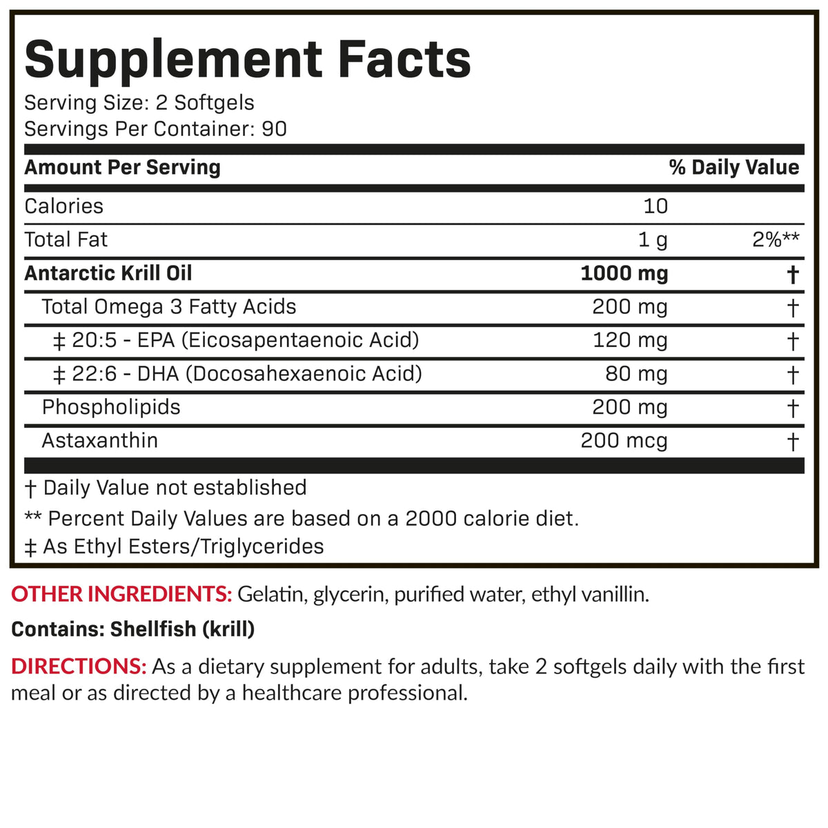 Futurebiotics Antarctic Krill Oil with Omega-3s EPA