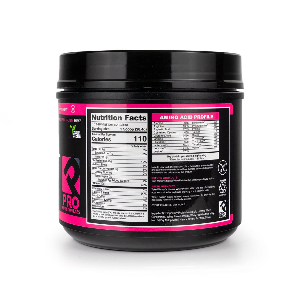 PRO NUTRITION LABS Her Natural Whey Protein Powder - 1 lb - image 9