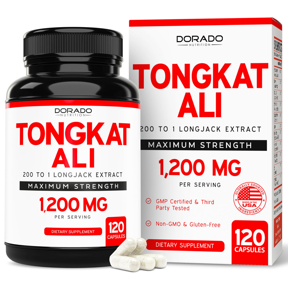 DORADO NUTRITION Tongkat Ali for Men Support Strength