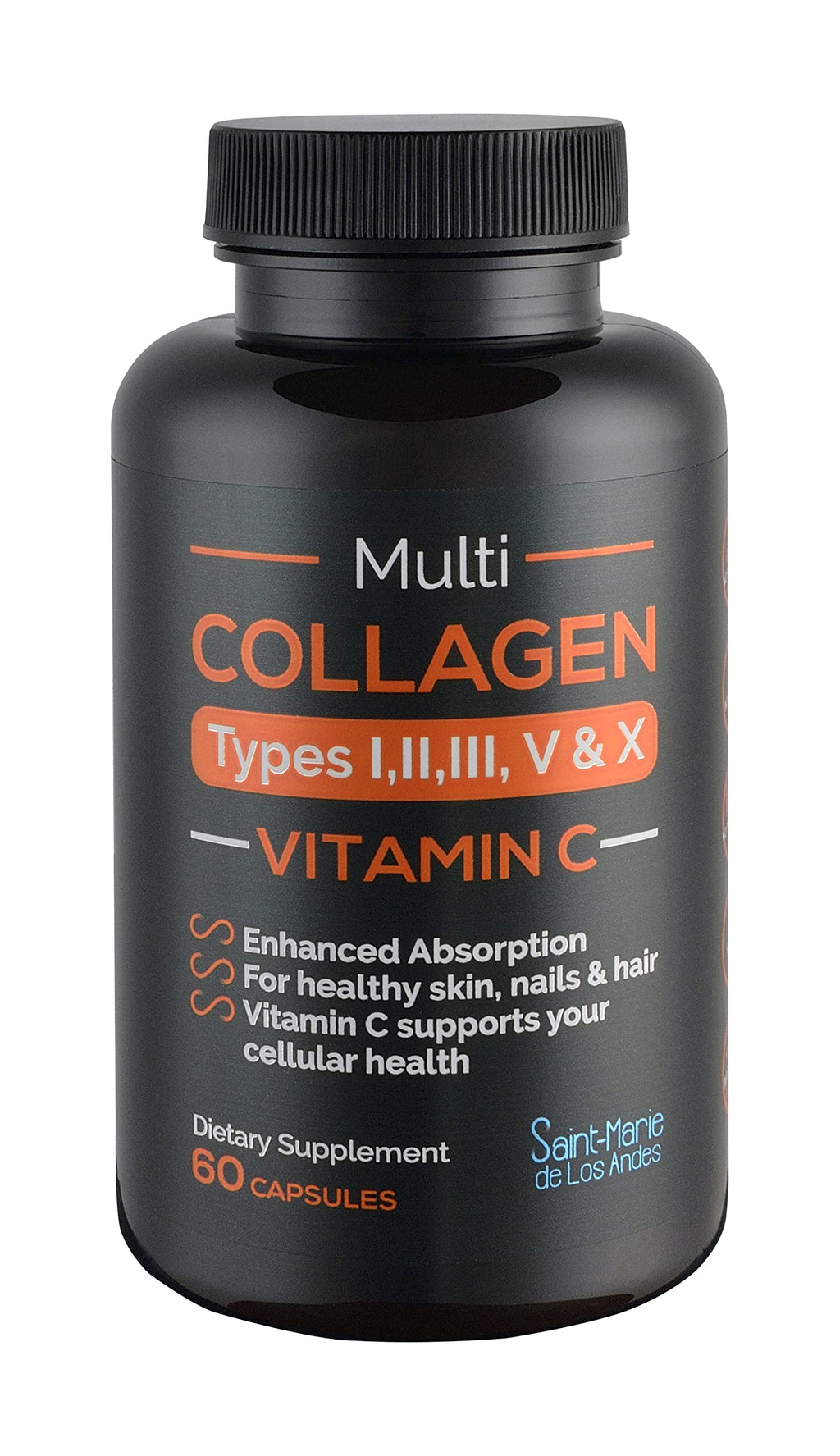 Saint-Marie de los Andes Multi Collagen Pills Types I-X + Vitamin C