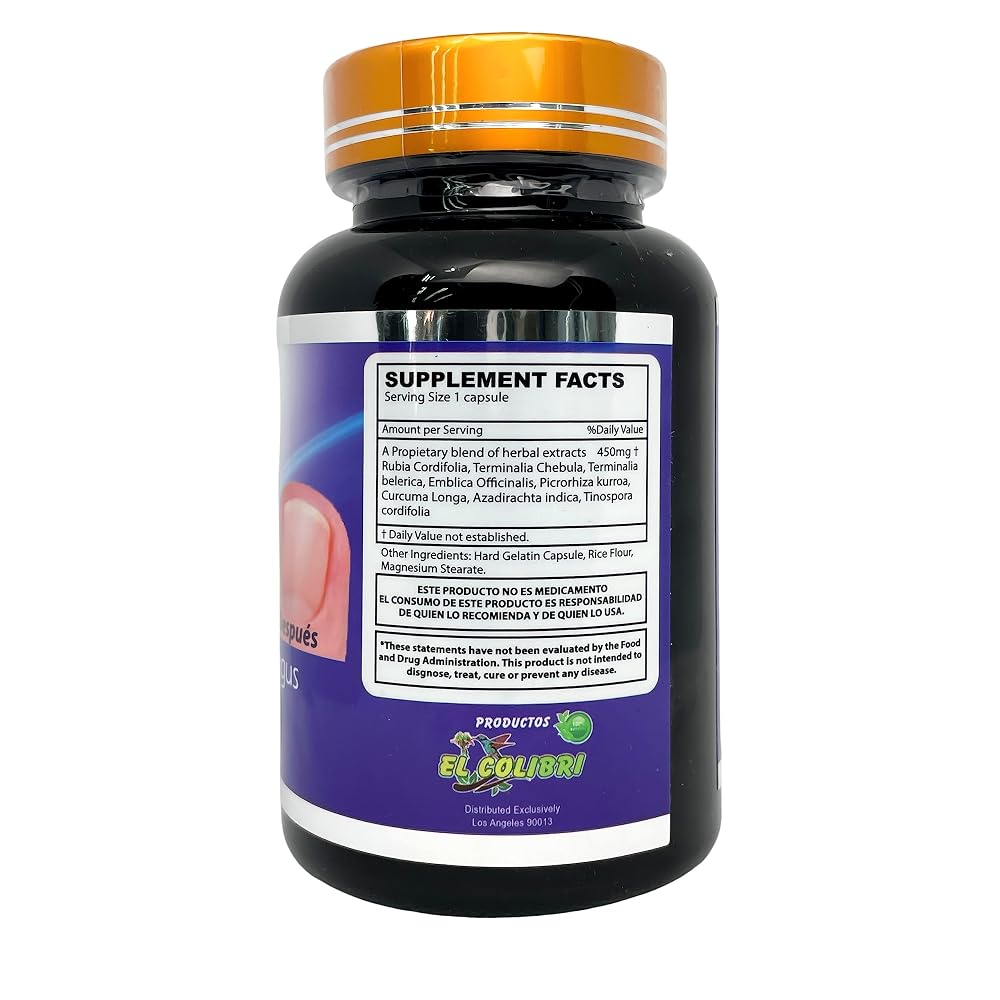 Productos El Colibri Foot Hongo Proprietary Blend - 90 Capsules - image 2