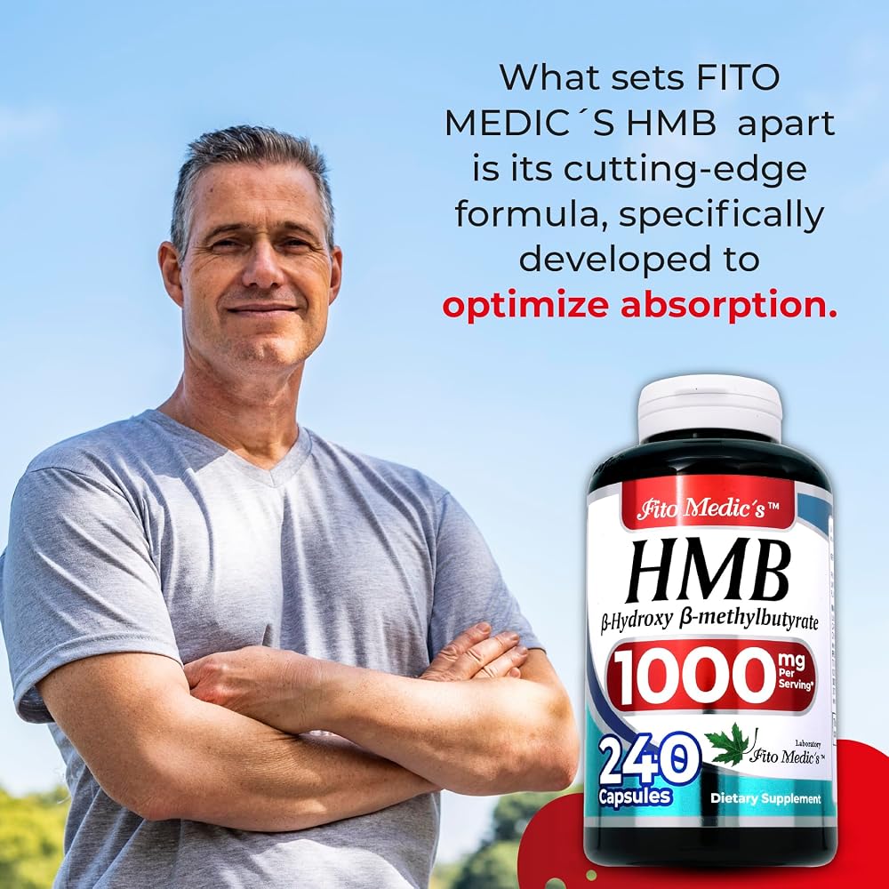 FITO MEDIC'S HMB 1000 mg Free Acid - 240 Capsules - image 4
