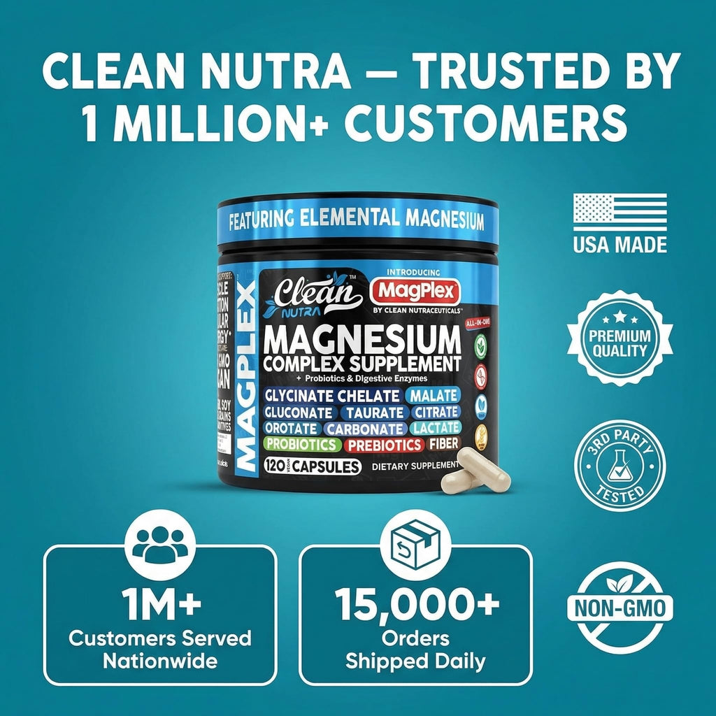 Clean Nutraceuticals Magnesium Complex - 120 Capsules - image 8