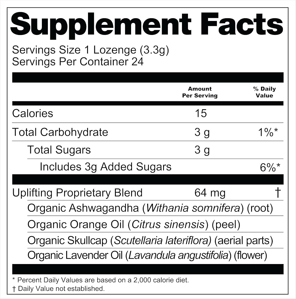 Essential Candy Uplifting Blend Ashwagandha Lozenges - 24 Count - image 3