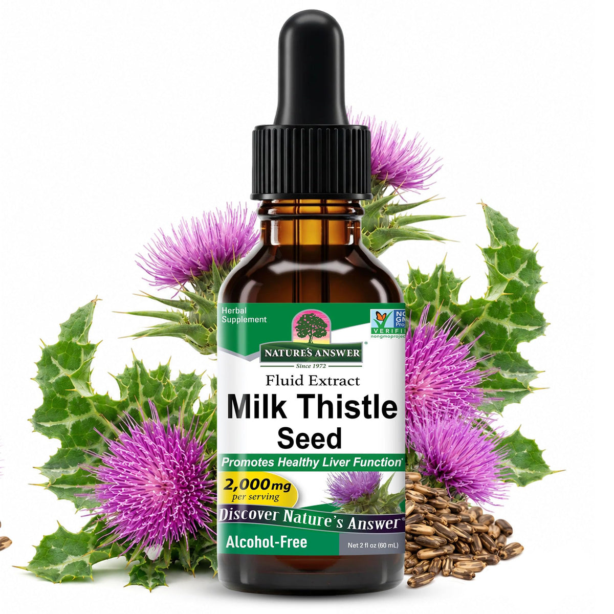 Nature's Answer Milk Thistle 2000mg Extract - 2 Fl Oz