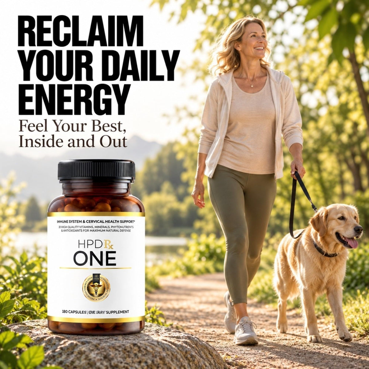 HPD Rx ONE Immune Support Multivitamin - 180 Capsules - image 5