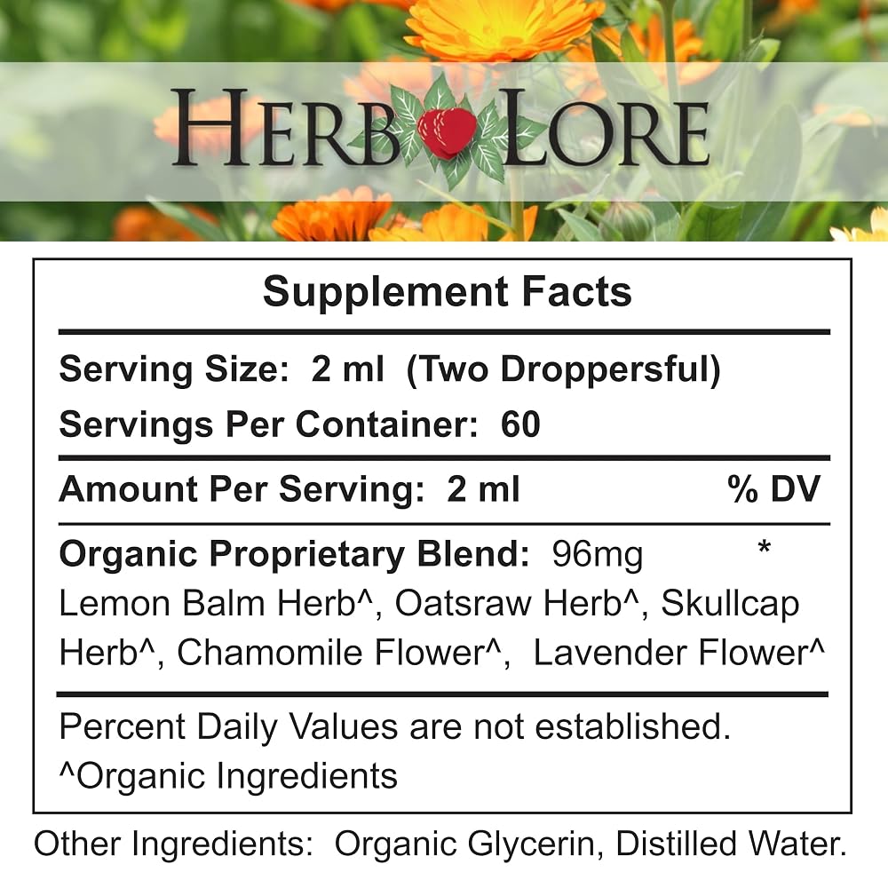 Herb Lore Relax Tincture Organic Herbal Extract - 4 fl oz - image 6