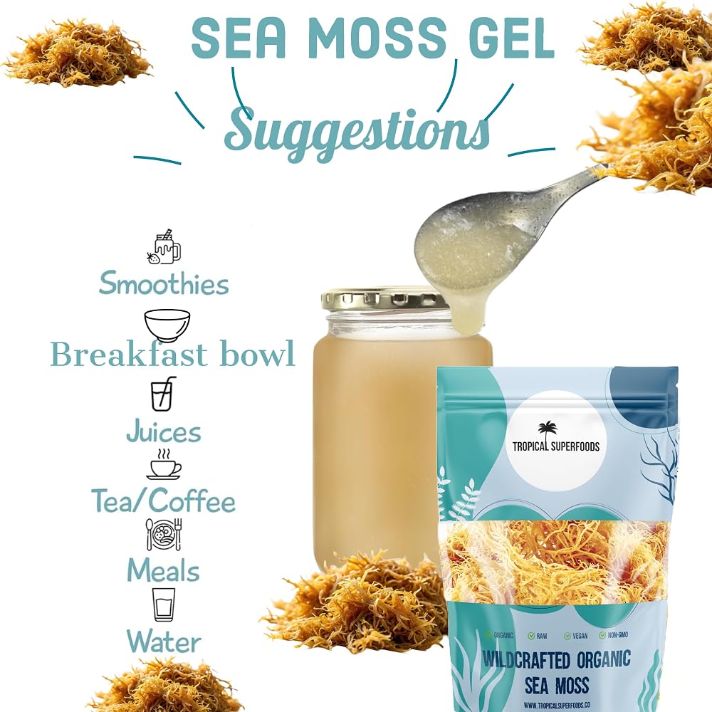 Tropical Superfoods Wildcrafted Sea Moss Gold - 5 lbs - image 5