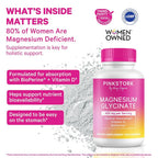 Pink Stork Magnesium Glycinate with Vitamin D