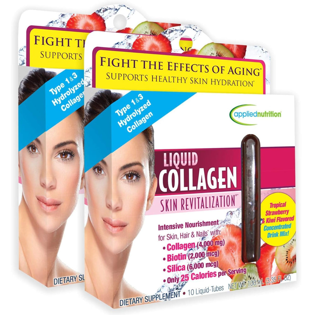 Applied Nutrition Liquid Collagen Skin Revitalization Drink - 10 Count