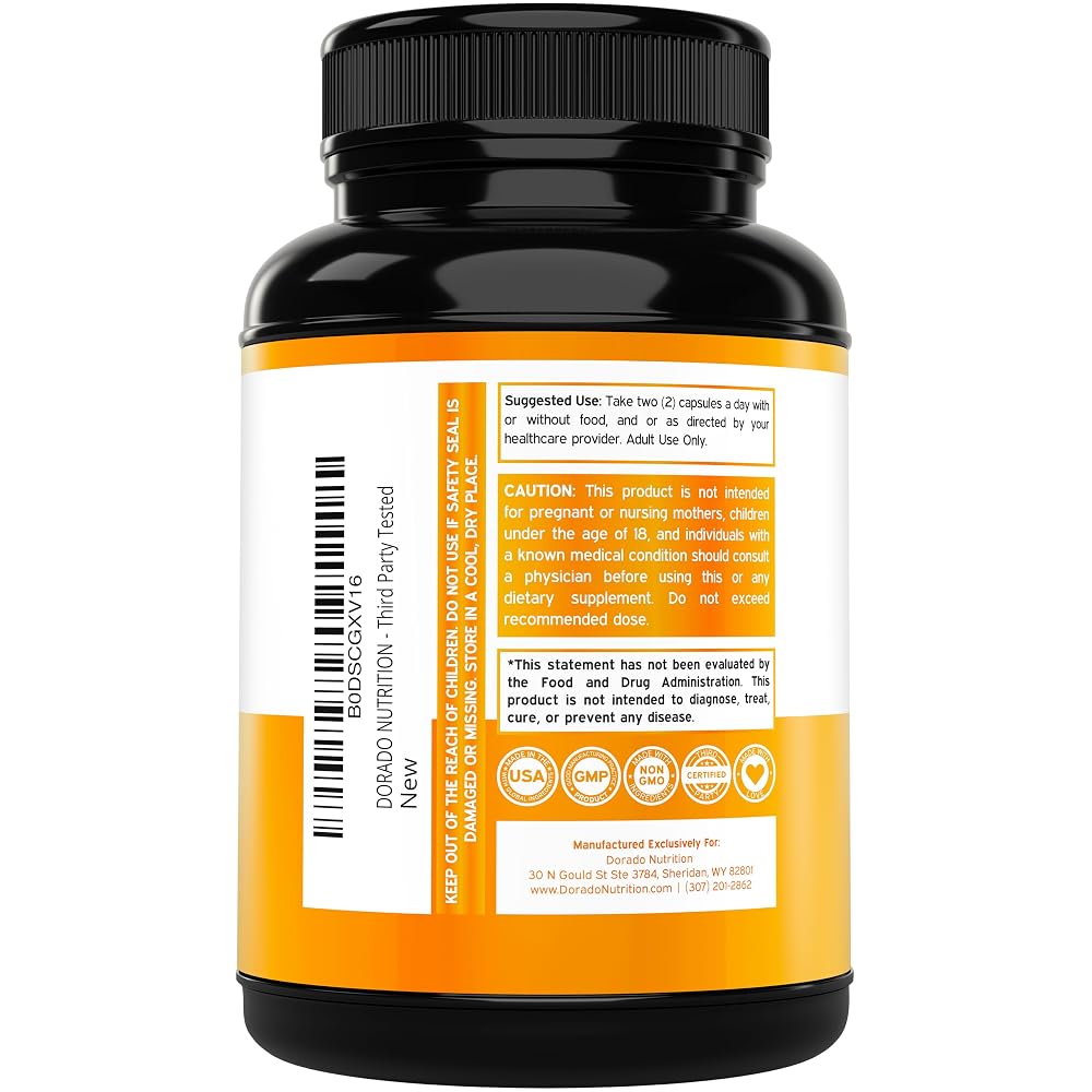 DORADO NUTRITION Candida Cleanse Detox - 60 Capsules - image 3
