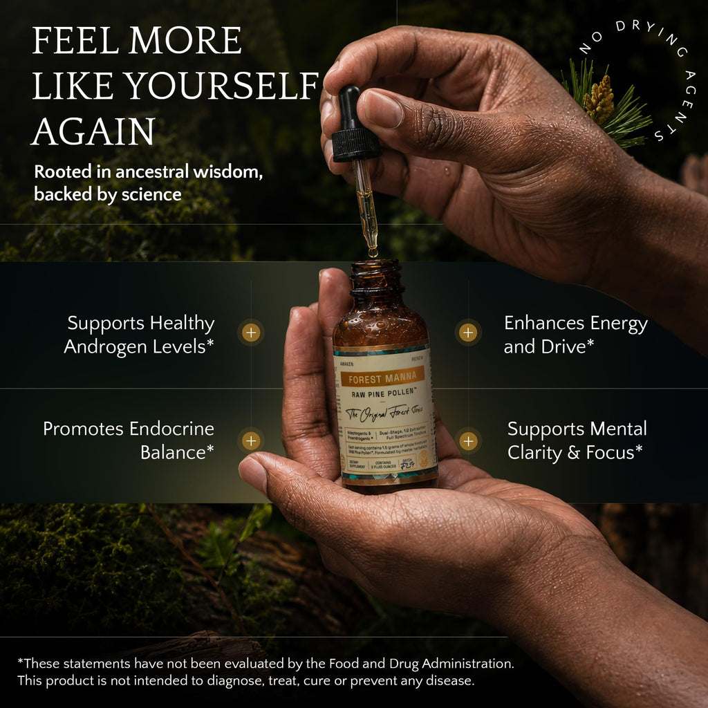 RAW Forest Foods Forest Manna Royal Pine Pollen Tincture