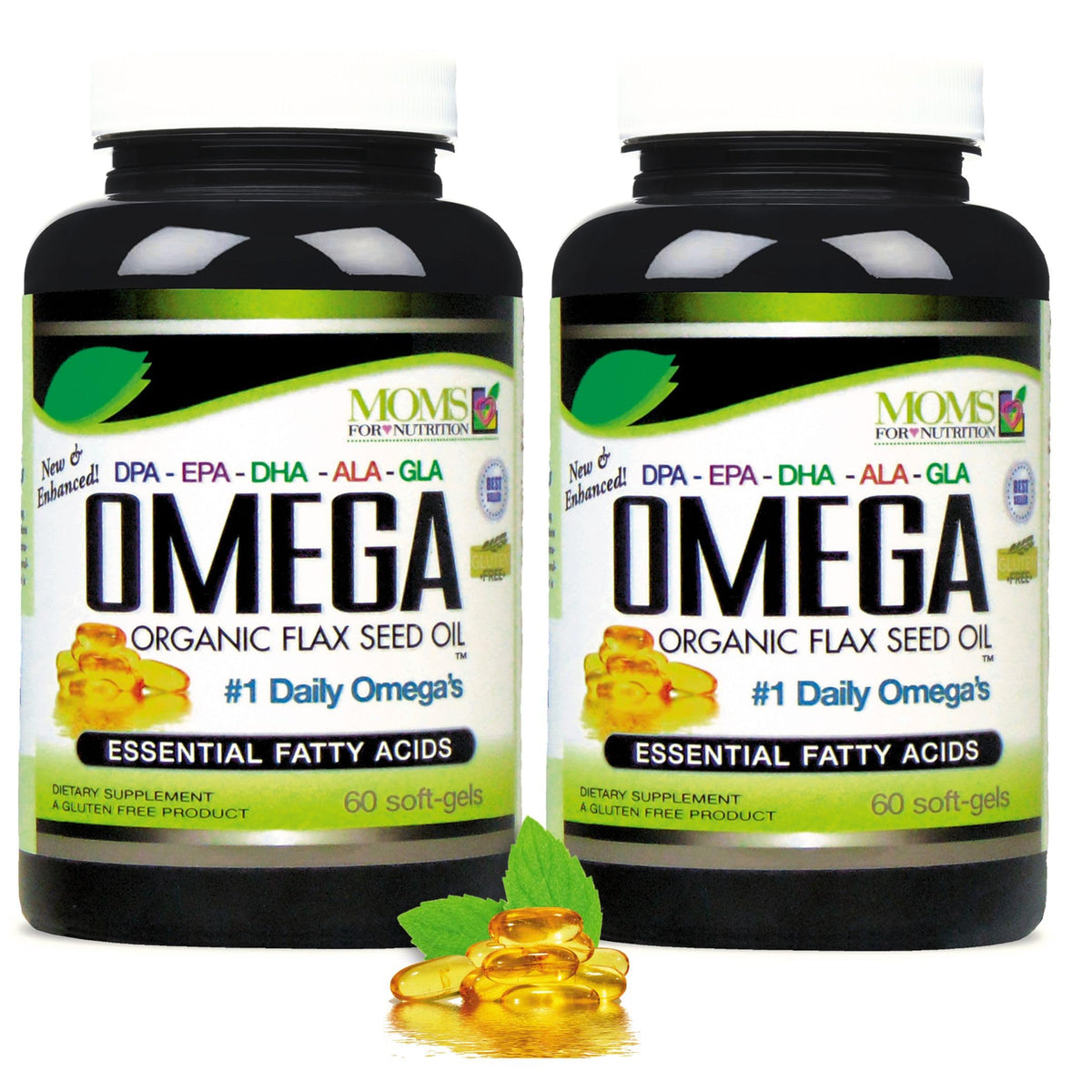 Moms For Nutrition Omega 3-6-9 Blend with Fish Oil - 60 Softgels - image 5