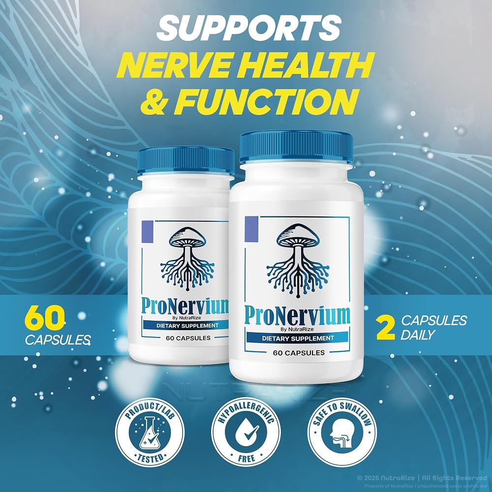 NutraRize ProNervium Advanced Nerve Health Supplement - 120 Capsules - image 3