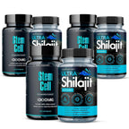 AURA VITAMINS Spirulina & Chlorella + Shilajit Bundle - 180 Capsules