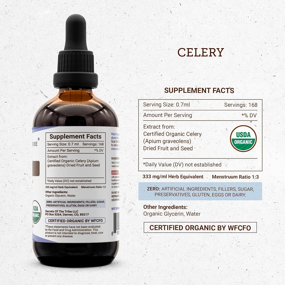 Secrets of the Tribe Celery USDA Organic