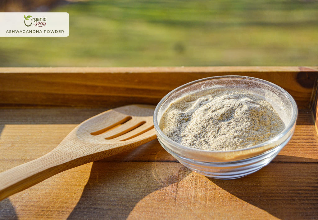 Organic Way Premium Ashwagandha Root Powder (Withania somnifera)