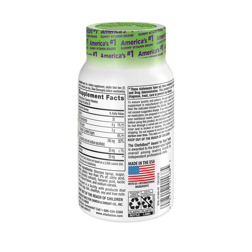 Vitafusion Power C Gummy Vitamins - 70 Count (Pack of 3) - image 2