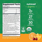 Nutricost Organic Super Greens Powder (30 Servings) - Superfood