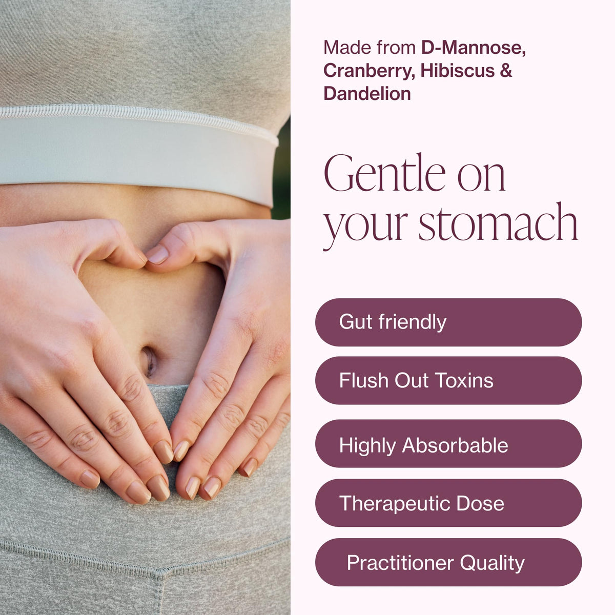 Pure Micronutrients D-Mannose 900mg with Cranberry - 60 Capsules - image 4