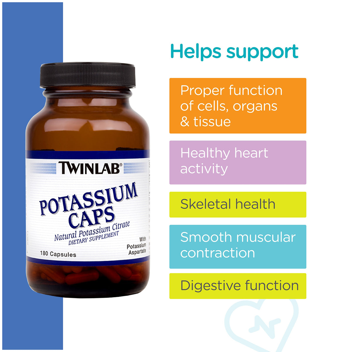 Twinlab Potassium Capsules - 540 Count - image 3