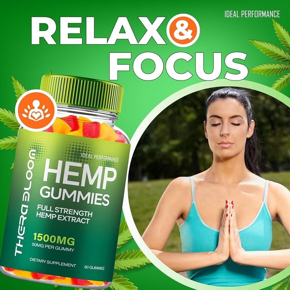 IDEAL PERFORMANCE TheraBloom Hemp Gummies Maximum Strength - 120 Gummies - image 6