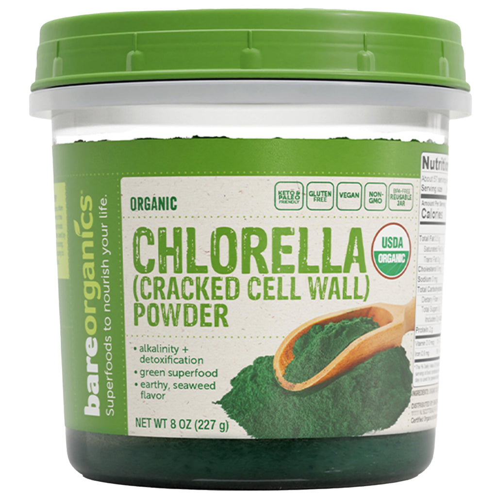 BareOrganics Bare Organics Chlorella Powder - 8 Ounce