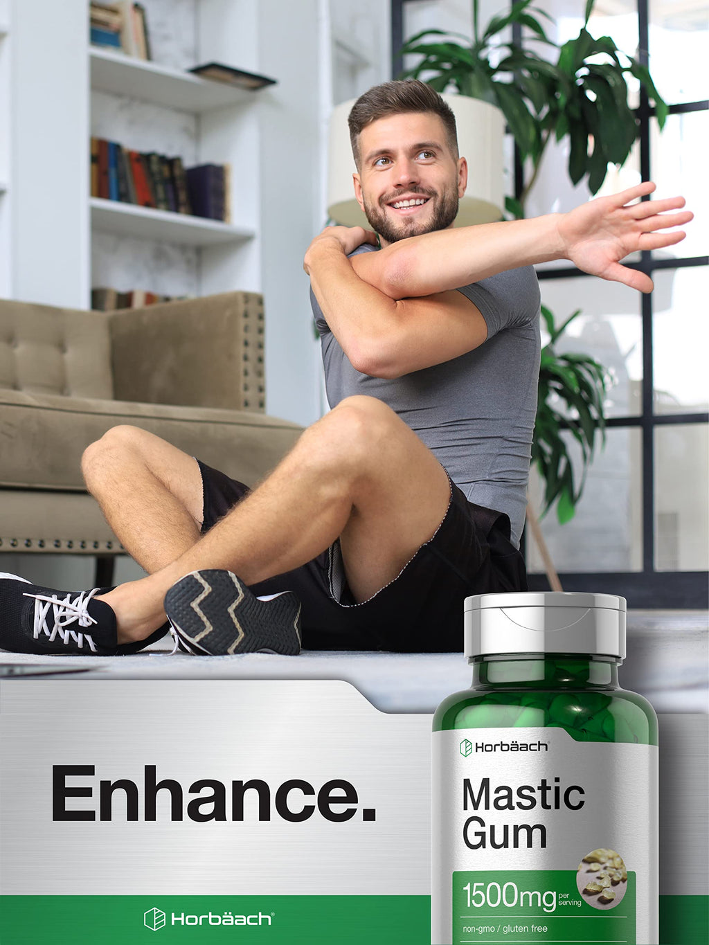 Horbäach Mastic Gum 1500mg - 100 Capsules - image 6