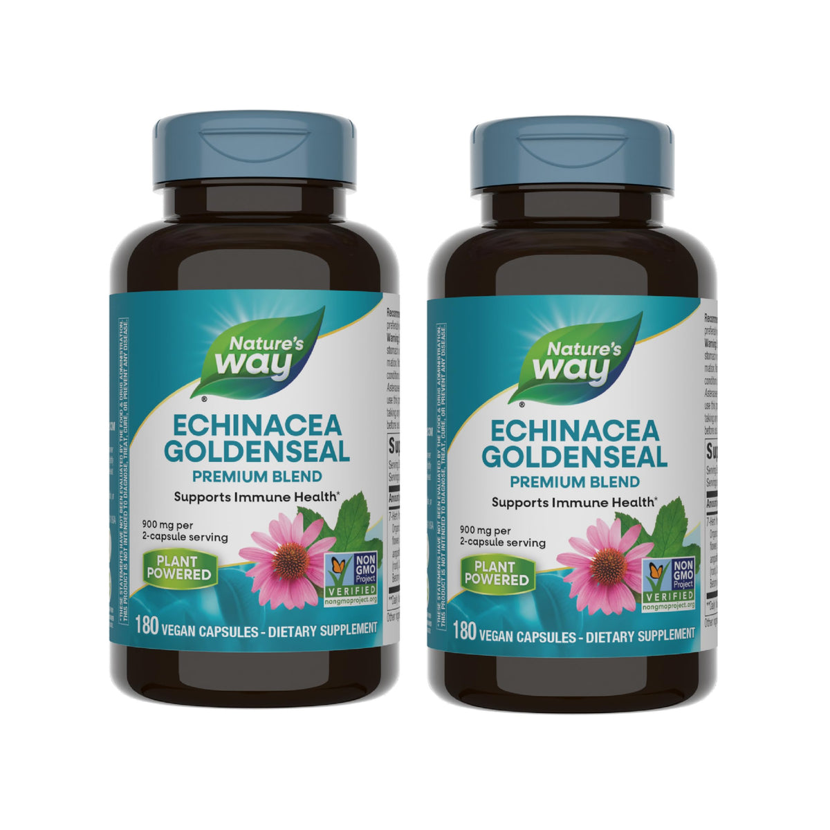 Nature's Way Echinacea-Goldenseal 900 mg - 360 Vegetarian Capsules