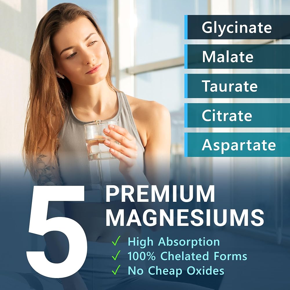 MyoActivo 5-in-1 Magnesium Complex - High Absorption - Chelated