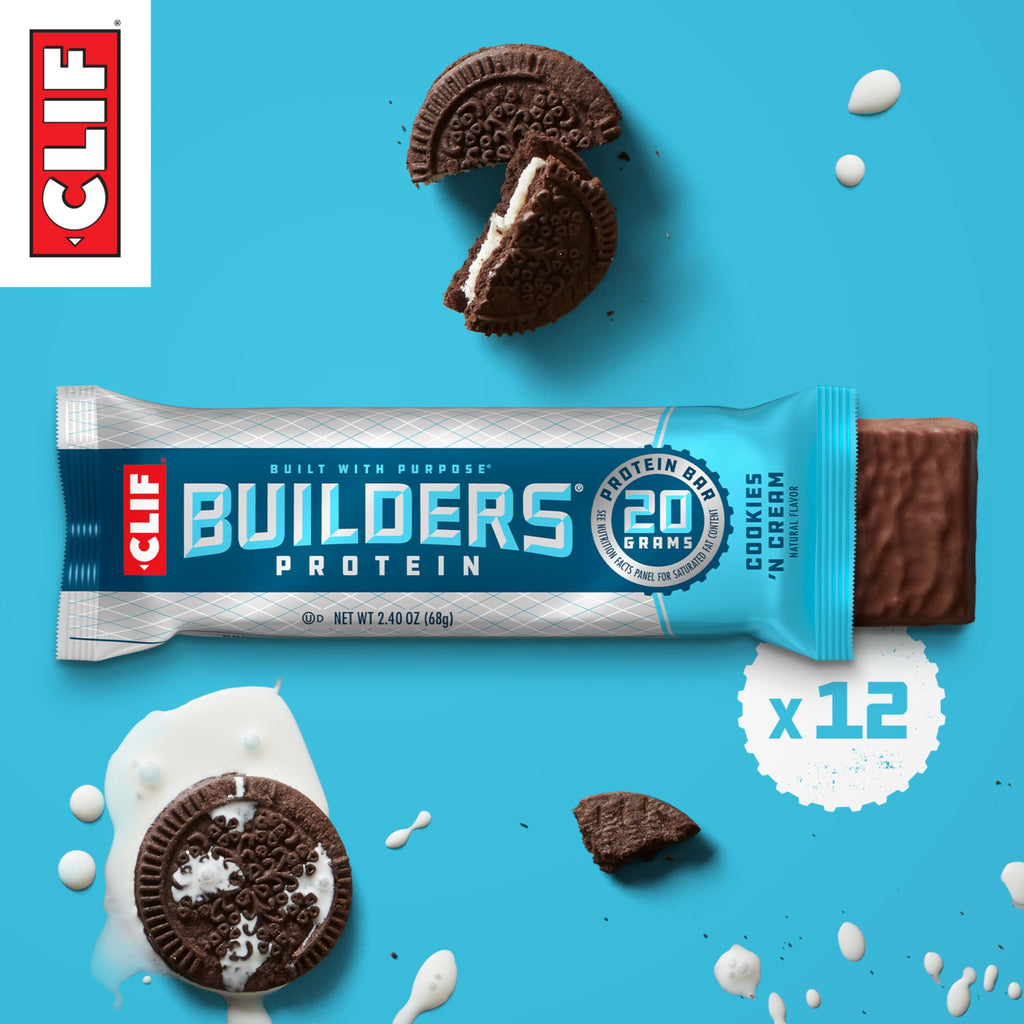 CLIF BUILDERS Protein Bars, Chocolatey Peanut Butter, Gluten Free