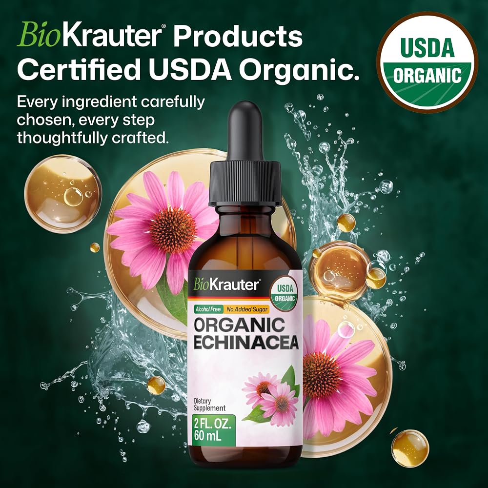 BIO KRAUTER Echinacea Root Immune & Respiratory Support - 2 Fl Oz - image 3