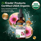 BIO KRAUTER Echinacea Root Immune & Respiratory Support - 2 Fl Oz - image 3
