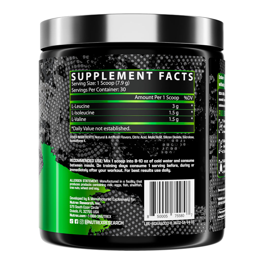 Nutrex Research BCAA Powder 6000