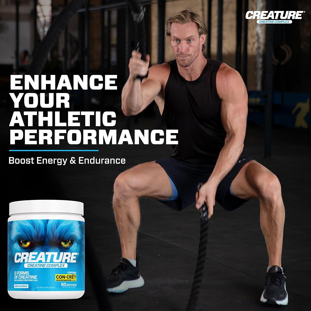 CREATURE® Creatine Complex - Creatine Monohydrate Powder with 5 Types