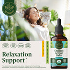 HERBAMAMA Organic Lemon Balm Tincture for Relaxation - 4 oz - image 2