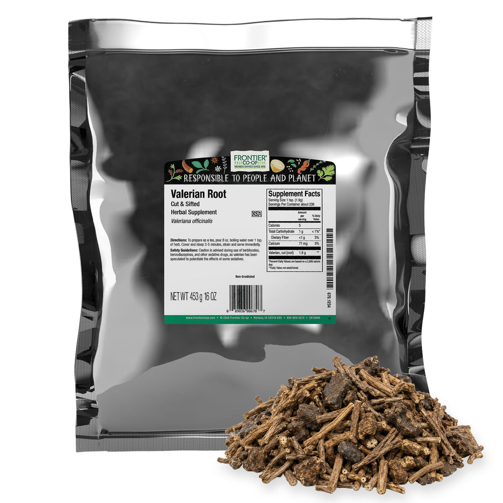 Frontier Co-op Cut & Sifted Valerian Root - 16 Ounce