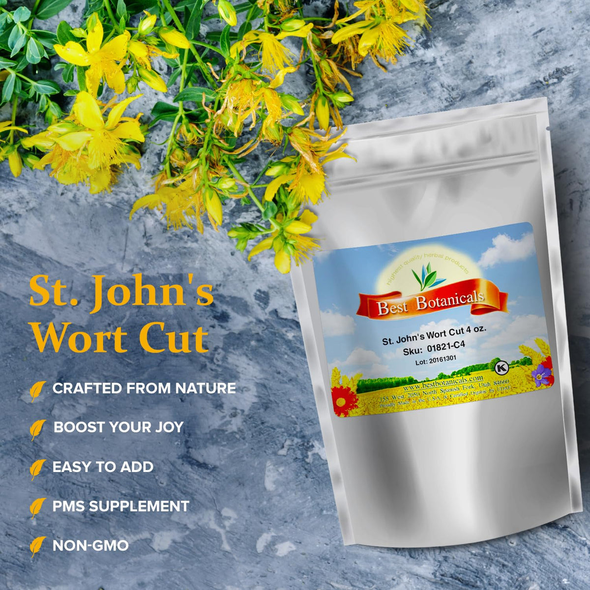 Best Botanicals St. John's Wort Cut - 4 oz. - image 2