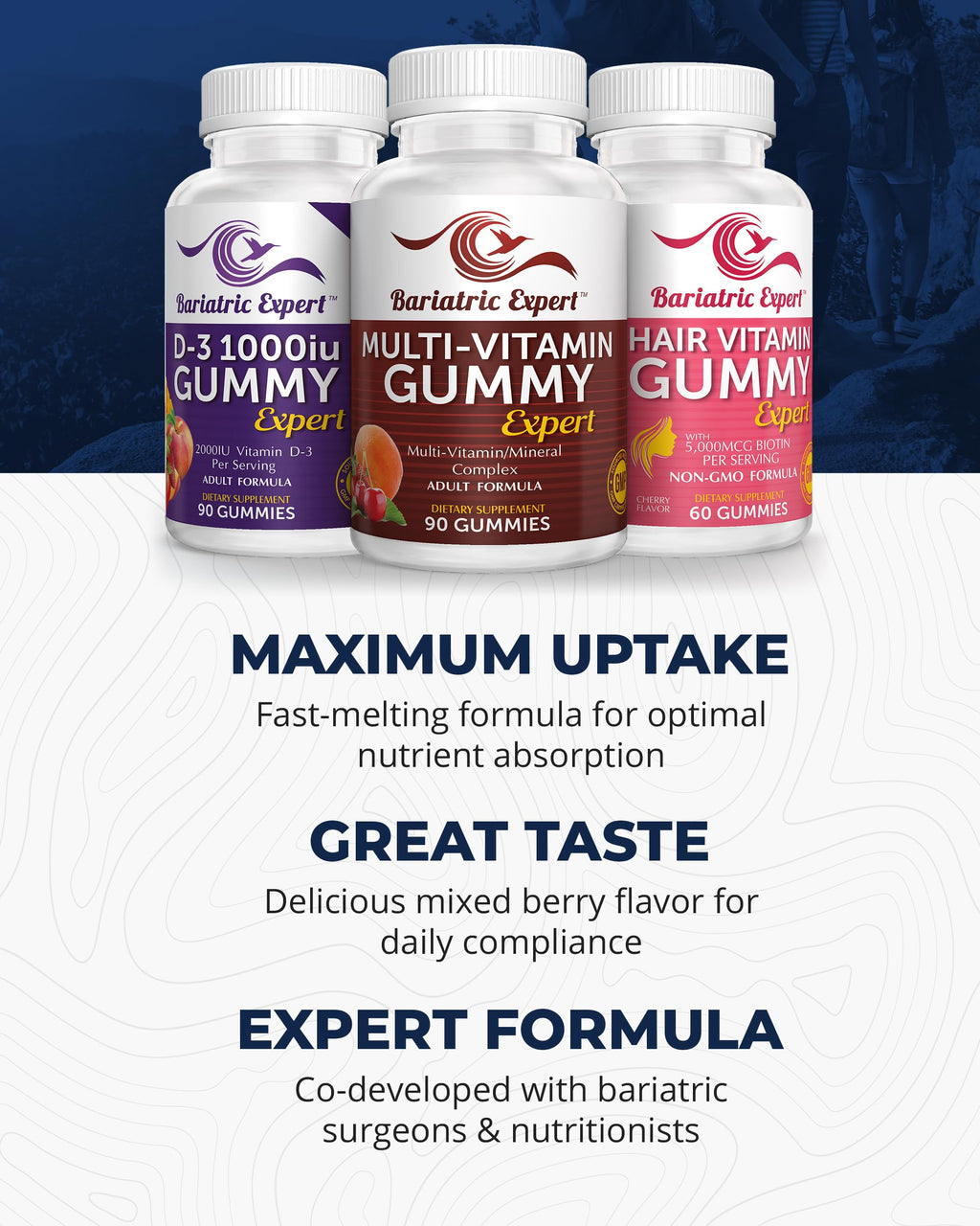 Bariatric Food Expert Multivitamin Gummy 3 Pack - 90 Chews - image 3