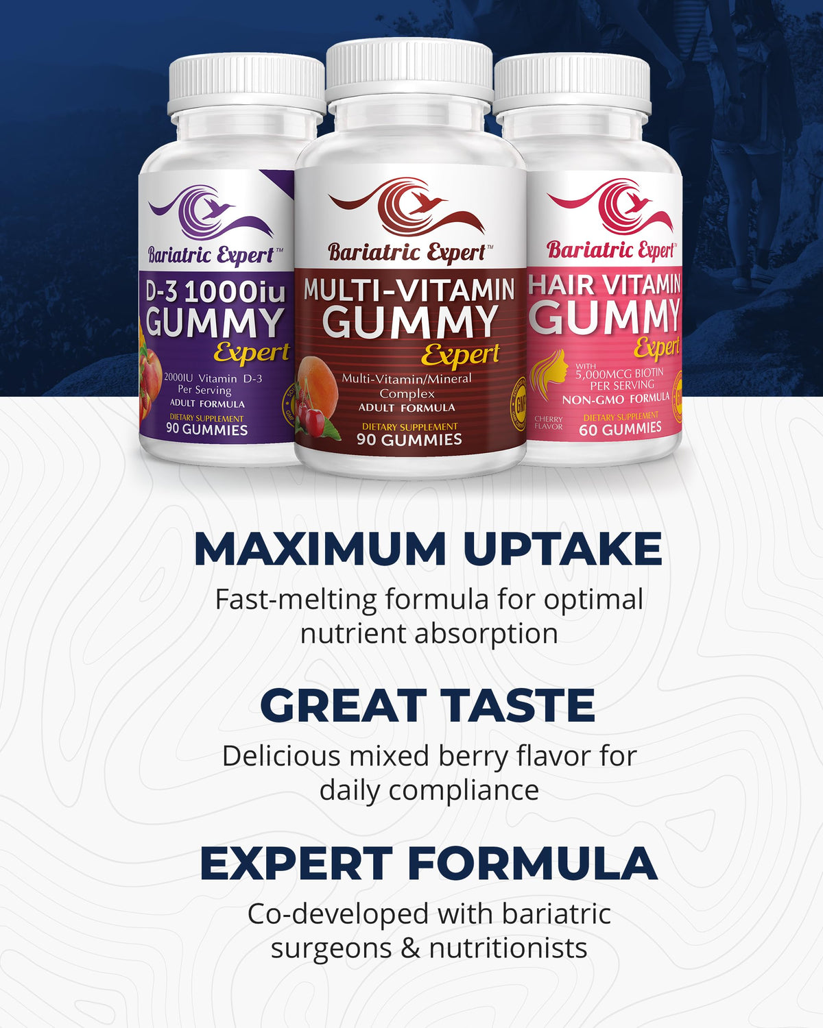Bariatric Food Expert Multivitamin Gummy 3 Pack - 90 Chews - image 3