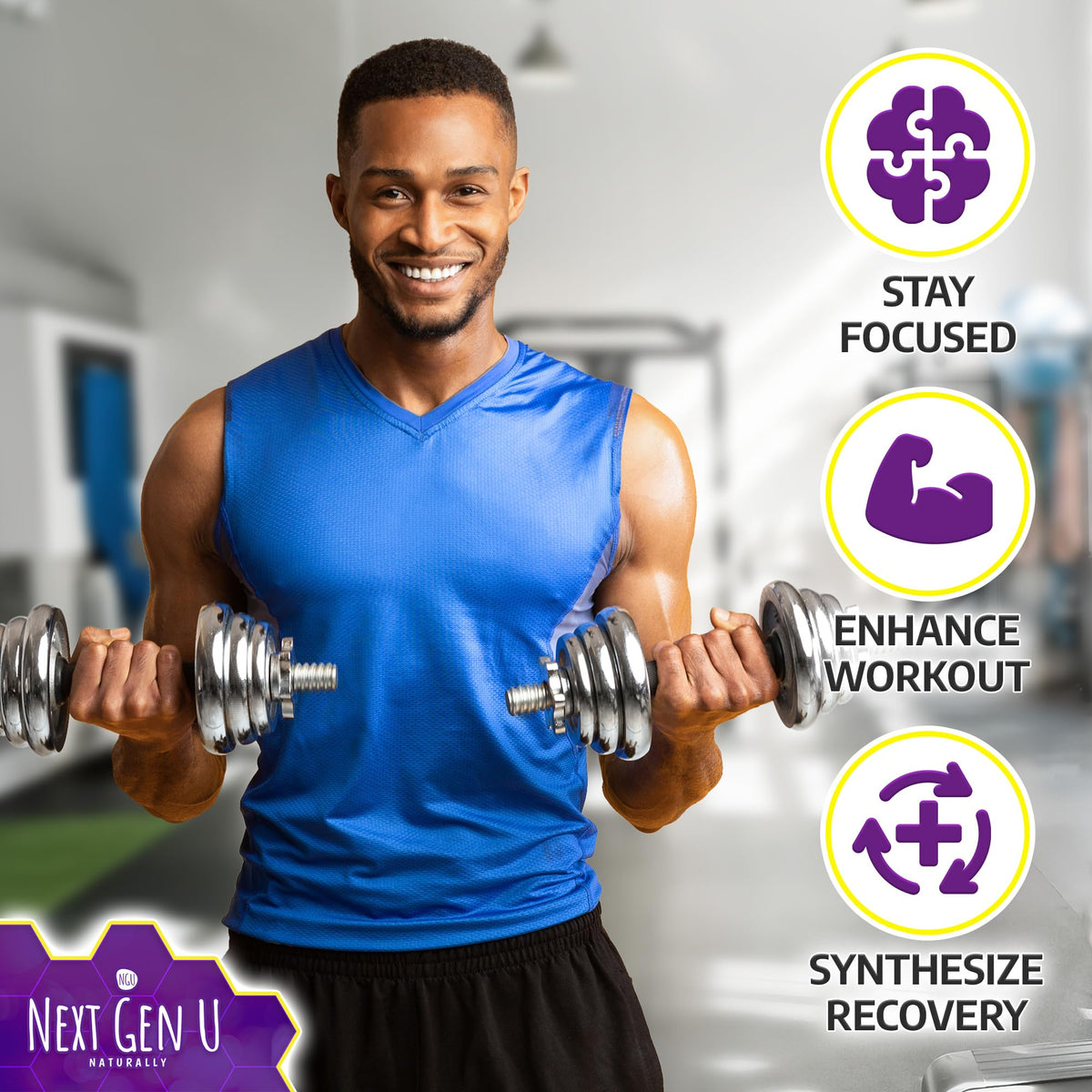 NGU Next Gen U L-Tyrosine 500 mg - 120 Vegetarian Capsules - image 2