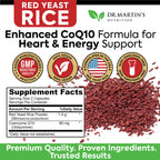 Dr. Martin's Nutrition Red Yeast Rice 1400mg & CoQ10 - 180 Capsules - image 8
