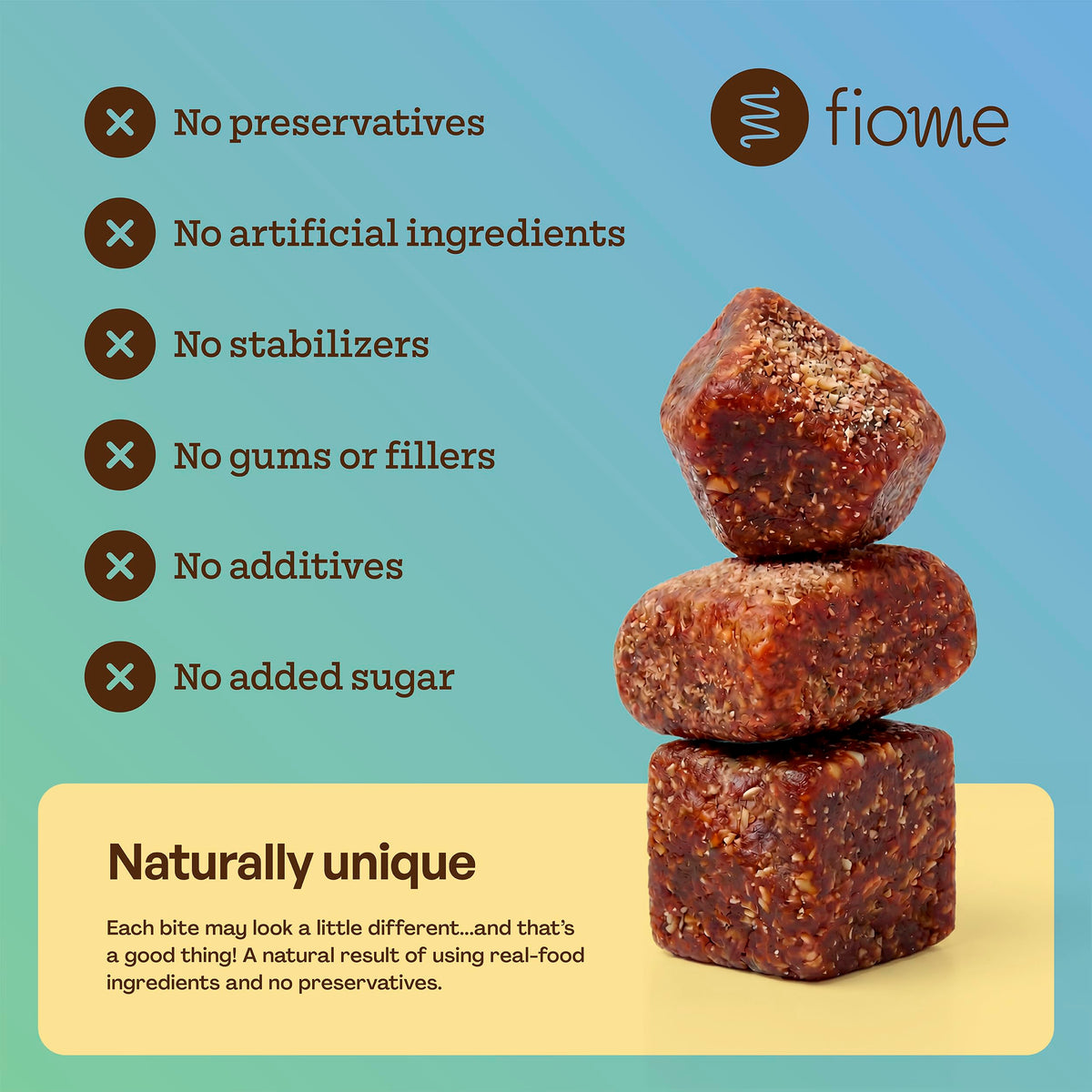 Fiome Fiber Bites, 5g Fiber Supplement, 30 Servings
