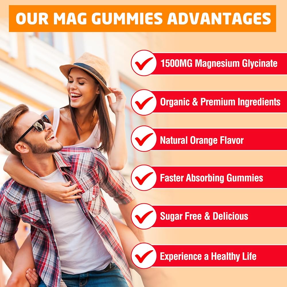Kusofft Magnesium Glycinate Gummies 1500mg - 60 Gummies - image 4