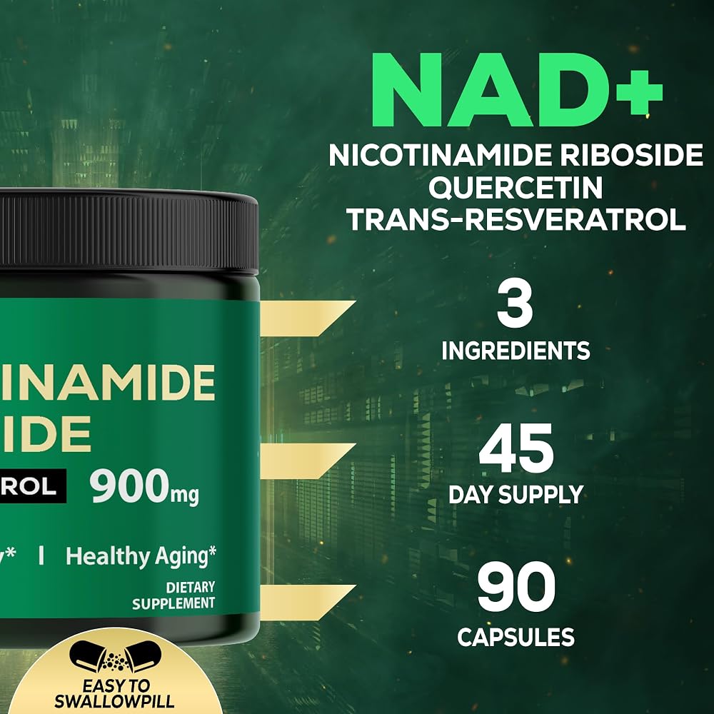 Satoomi NAD Supplement with Nicotinamide Riboside 900 mg - 90 Capsules - image 3