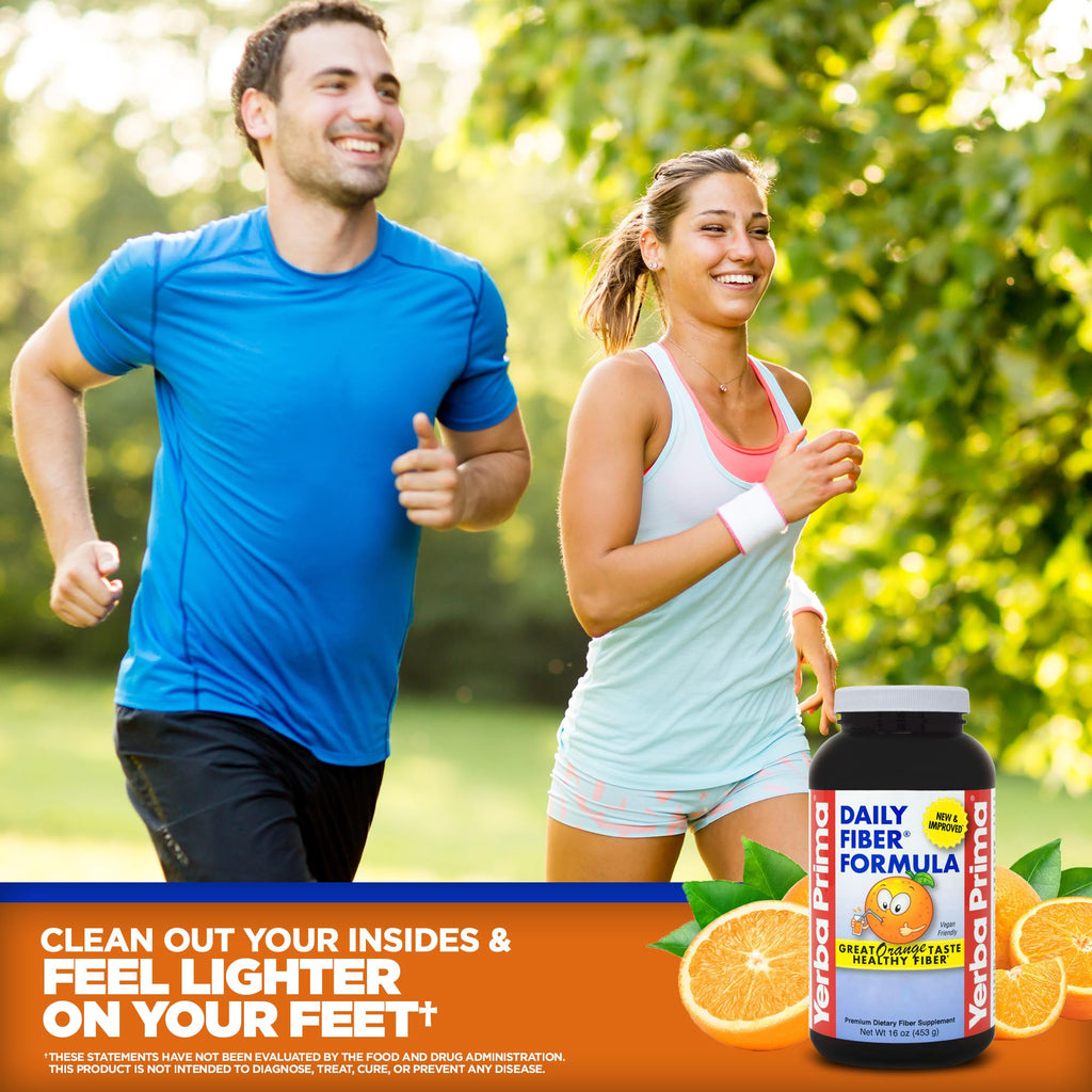 Yerba Prima Daily Fiber Formula Orange Powder - 32 oz - image 5