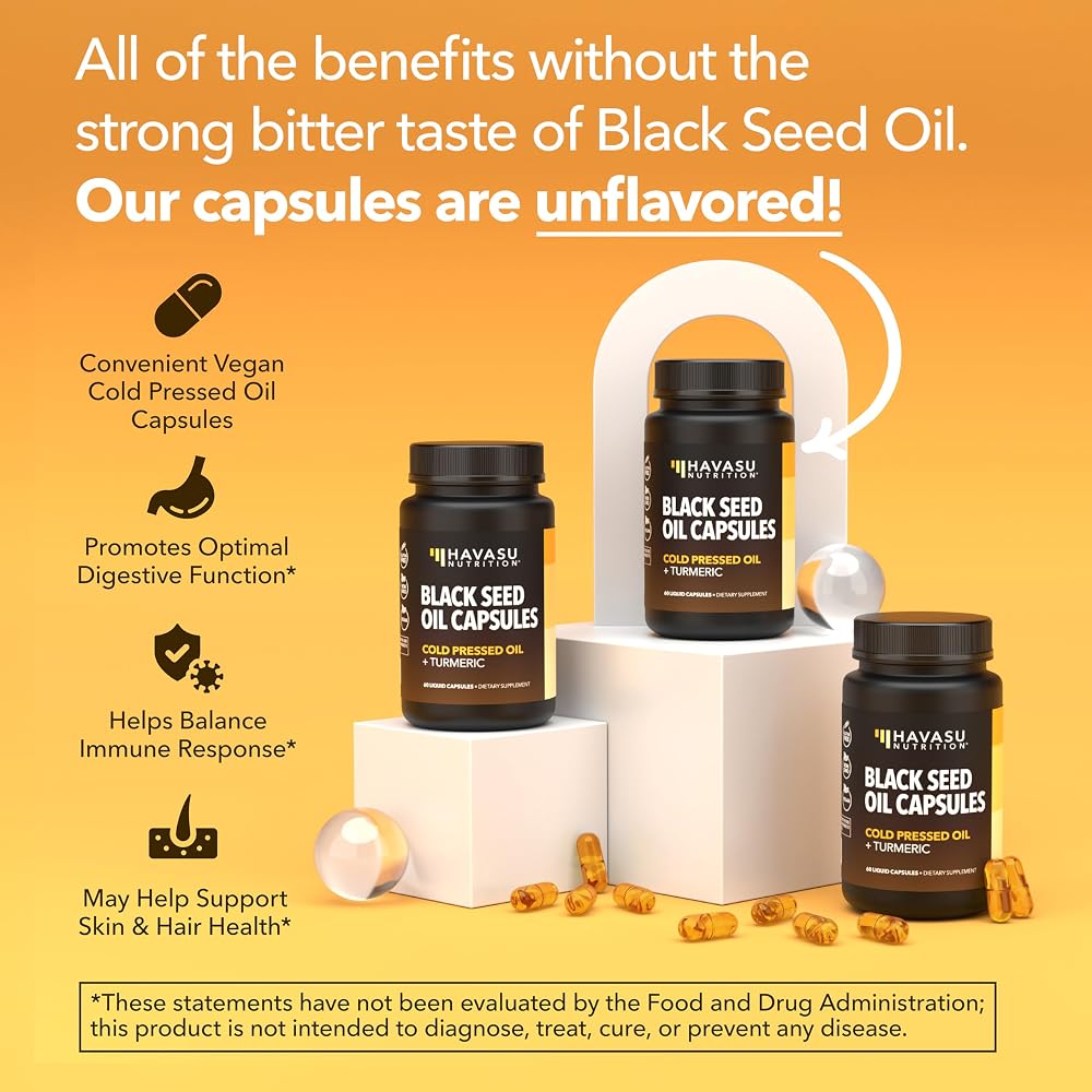HAVASU NUTRITION Cold Pressed Black Seed Oil