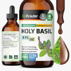 BIO KRAUTER Holy Basil Tincture - Tulsi Powder Liquid Extract